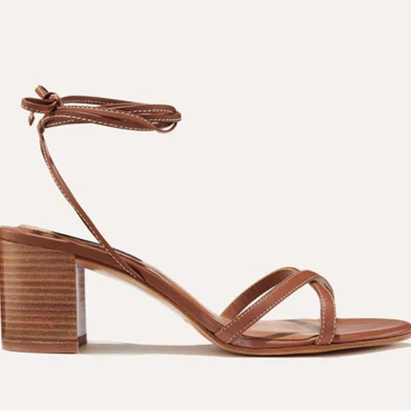 Margaux The Soho Heeled Sandals in Saddle Nappa - Picture 2 of 6